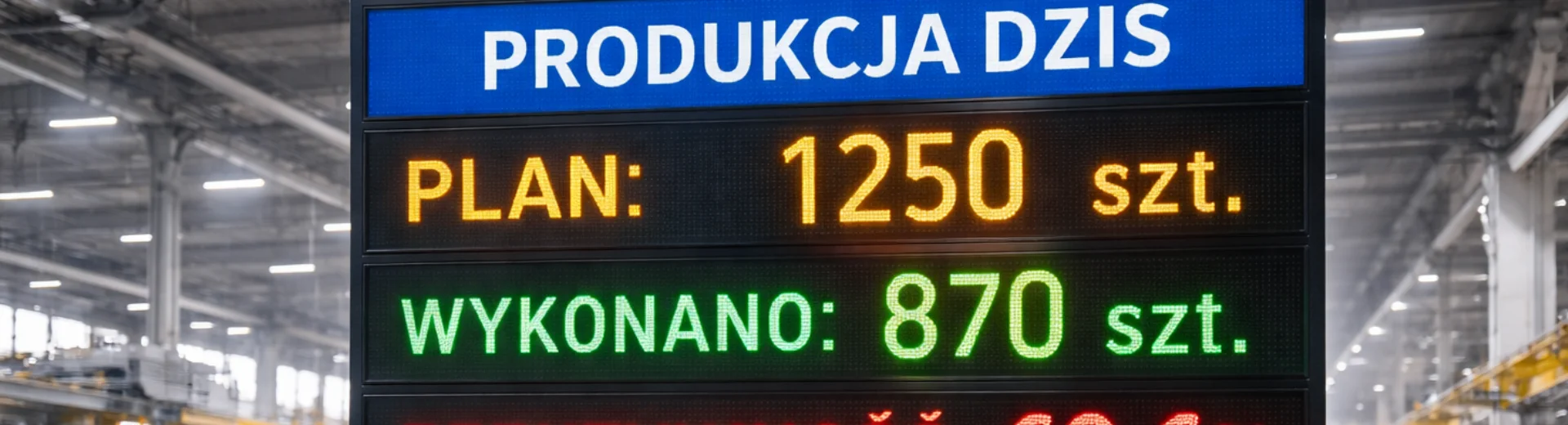 Wyświetlacze przemysłowe LED